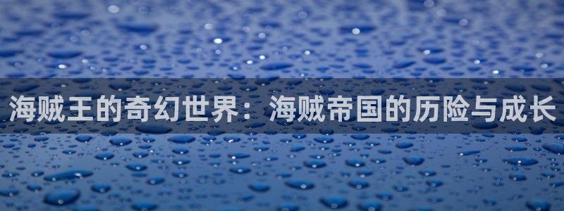 里番漫在线观看：海贼王的奇幻世界：海贼帝国的历险与成长