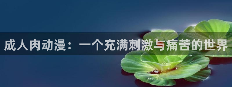 里番剧动漫：成人肉动漫：一个充满刺激与痛苦的世界