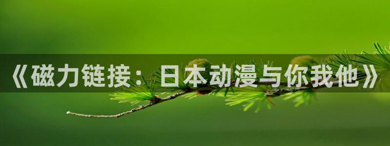里番动漫义母：《磁力链接：日本动漫与你我他》