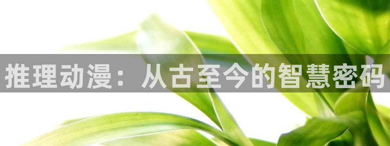 里番动：推理动漫：从古至今的智慧密码